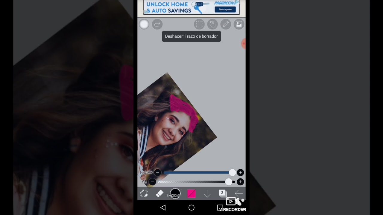 Amara que linda con cabello unicornio🦄 #Amaraquelinda #short