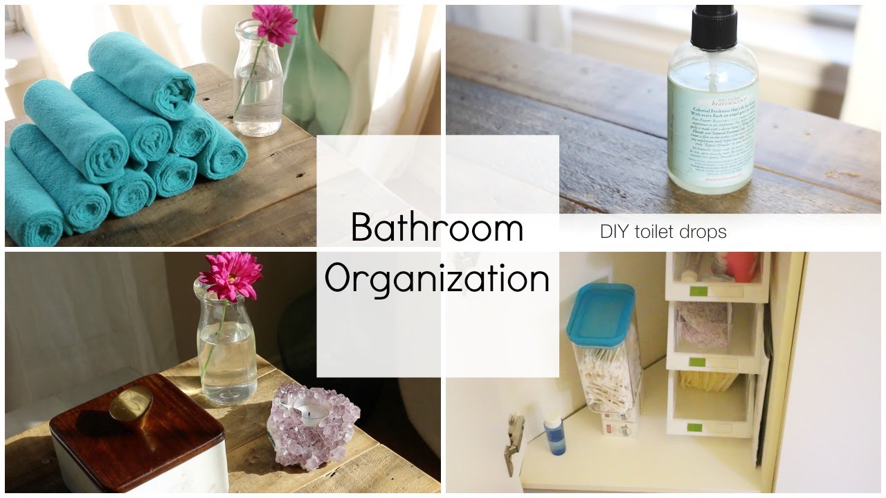 Easy-to-Clean, Relaxing Bathroom Organization