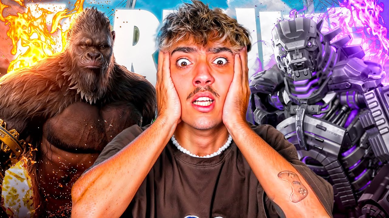 GODZILLA Y KONG han llegado a FORTNITE... (tengo mucho miedo)