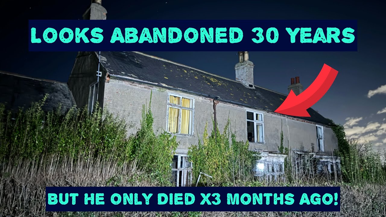 Looks Abandoned For Over 30 Years…. But  He Only Died In November 2023!…
