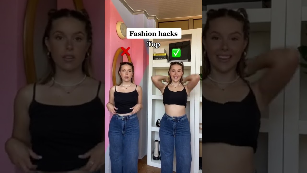Fashion hacks! Come trasformare una canottiera in un top🌸