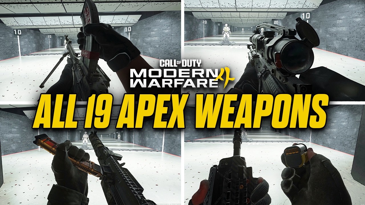 All 19 APEX Weapons - Call of Duty Modern Warfare 4 Beta