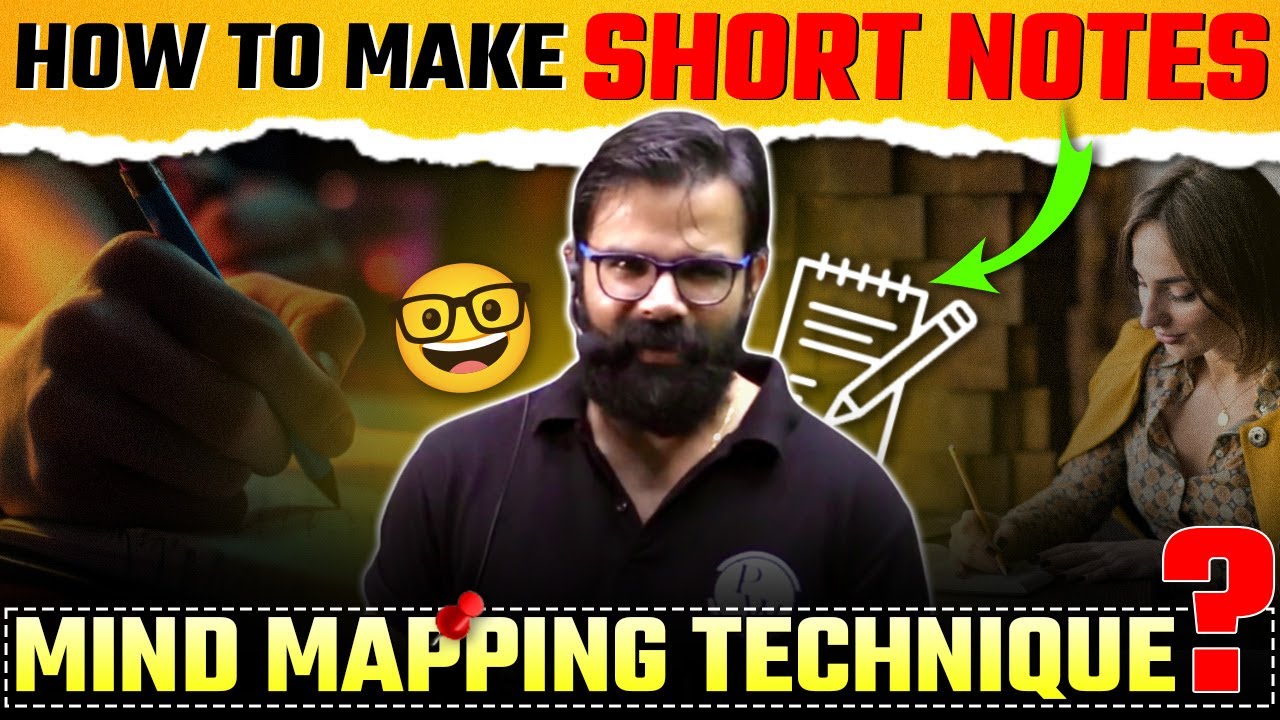 How To Make Short Notes | Mind Mapping Technique ? | GATE 2024
