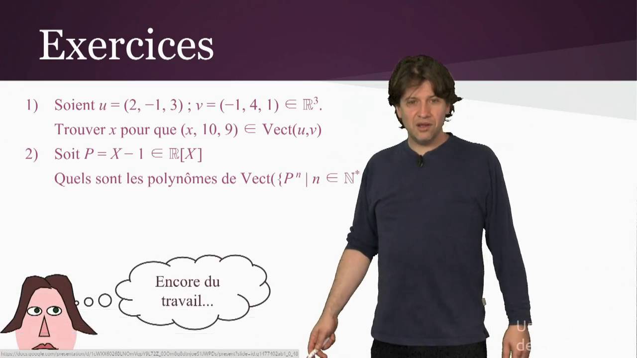 Familles libres. Familles Génératrices.