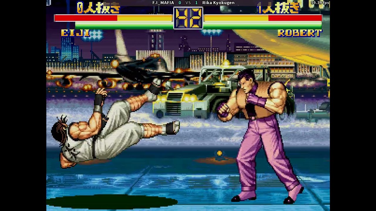 Fightcade Art of Fighting 2 F.I_MAFIA (Корея) против Рики Кёкуген (Австралия)