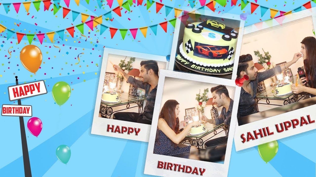 Sahil Uppal Celebrates His Birthday ( 2018 ) With Swabhimaan Co- Star Sangeeta Chauhan