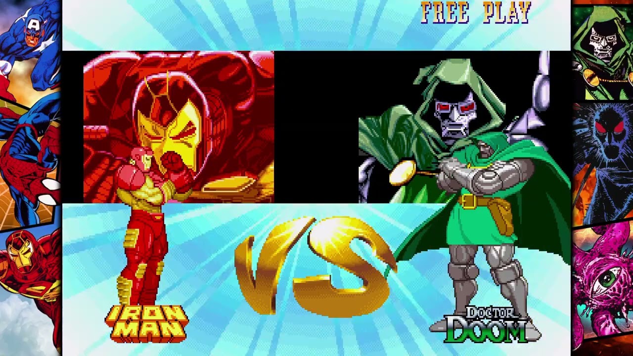 Marvel Super Heroes (PlayStation 4) Arcade as Iron Man