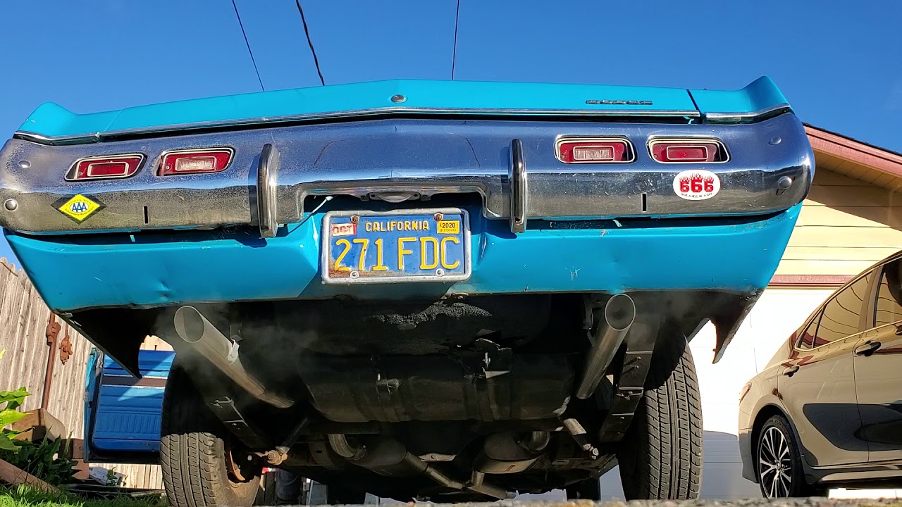 72 Dodge Dart Swinger 318 Xpipe exhaust