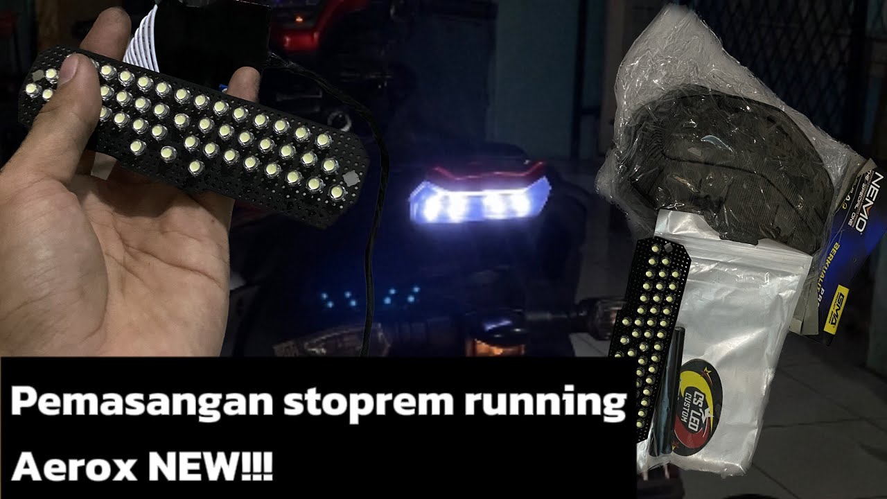 Tutorial pemasangan stoprem running dimotor aerox new, link pembelian ada di komentar #aeroxmodif