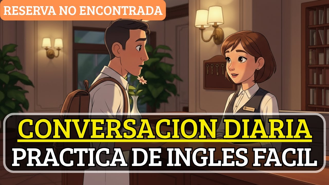 APRENDE INGLÉS fácil con este DIÁLOGO REAL en el hotel | Un problema con la reserva