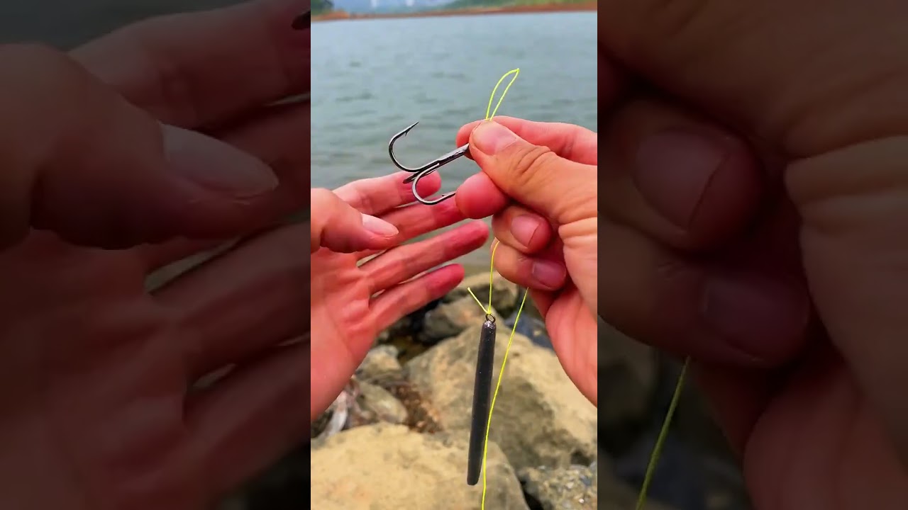 Cara Pasang Hook 3 Mata Kail #shortvideo #tutorial