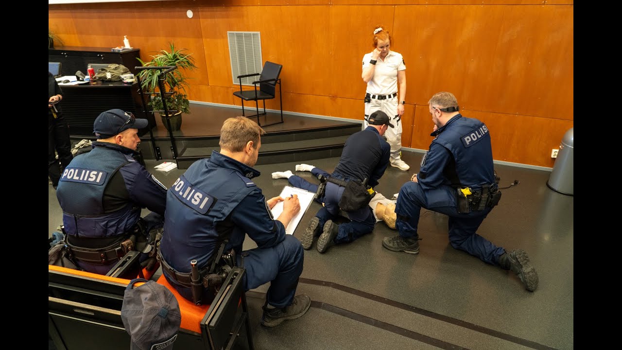 Ensihoidon ja poliisin hätäensiapukoulutus 26.05.2025.