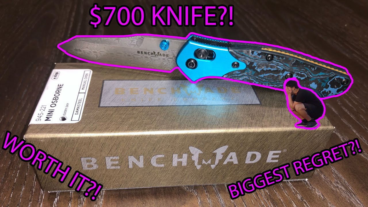 $700 GOLD Knife Unboxing | Gold Class Benchmade 945-221 Mini-Osborne