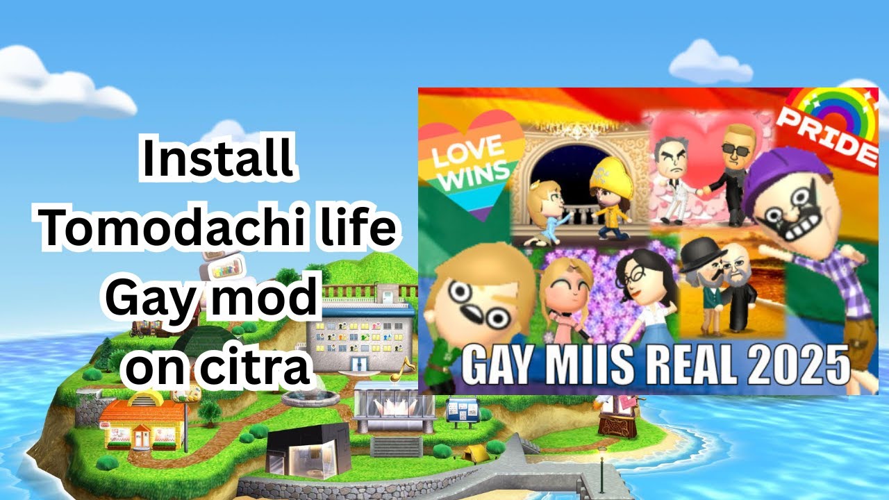 How to install the Tomodachi Life Gay mod on Citra