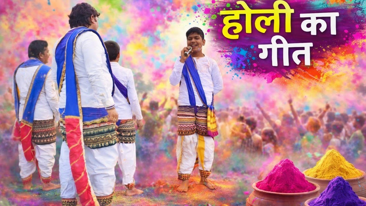 Holi# songs #राधा गेली मोहन के द्वारा होलिया खेले भिनसर्वा माधव मुरारी यादव