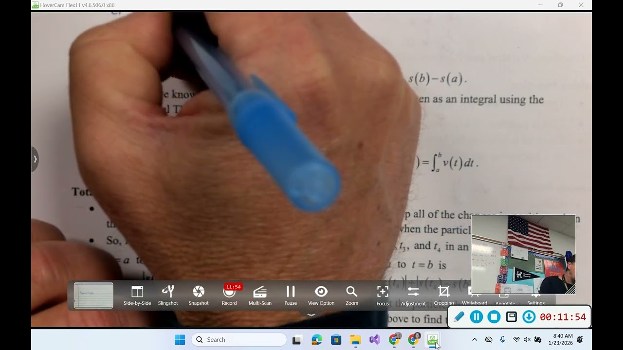 Calc Motion with integration