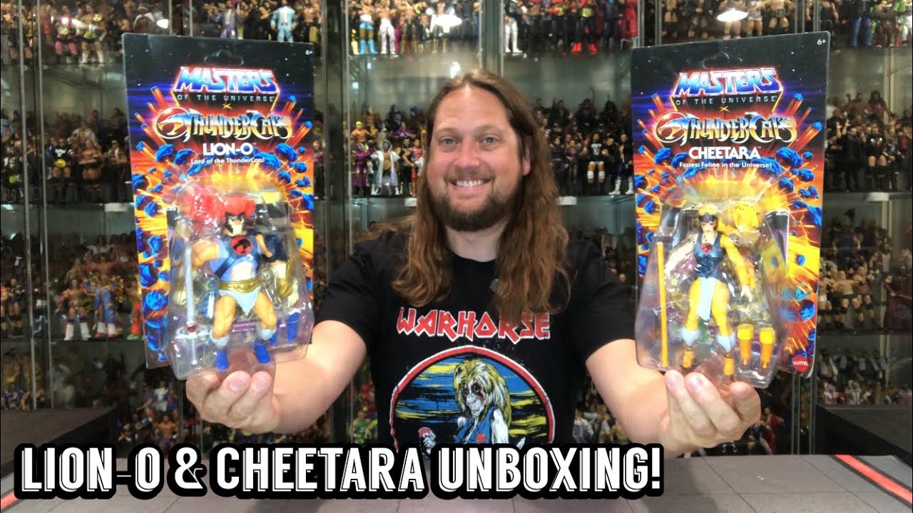 Lion-O & Cheetara Thundercats/Masters of the Universe Unboxing!