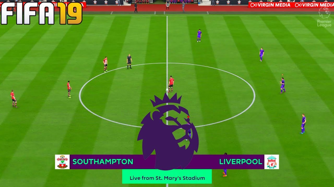 FIFA 19 | Southampton vs Liverpool - Premier League Week 2 - Full Match & Gameplay