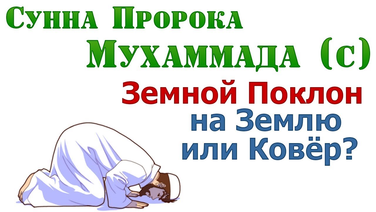 Земной Поклон на Землю или Ковёр? Сунна Пророка Мухаммада (с) |Вера Ислам