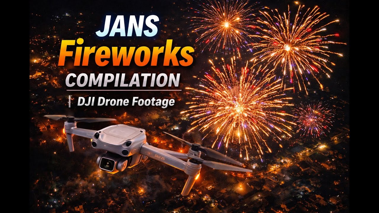JANS Fireworks Compilation   DJI Drone Footage