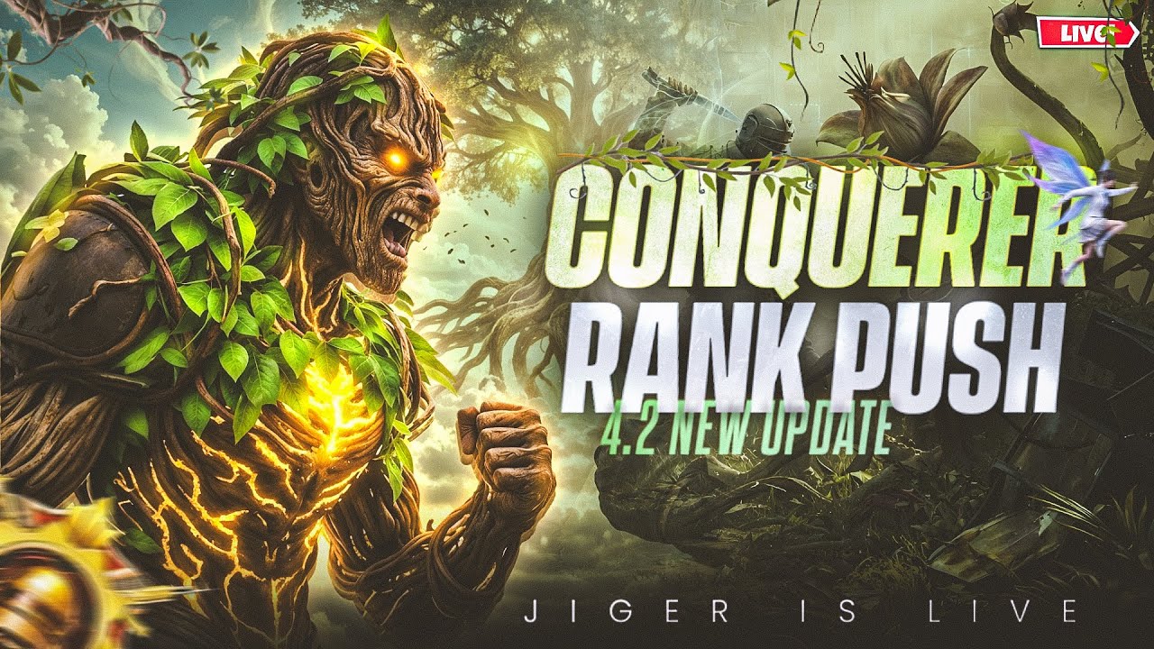 🇮🇳Day - 03 Platinum To Conqueror ❓New Session S27 Rank Push 60 FPS 🔥 | BGMI LIVE