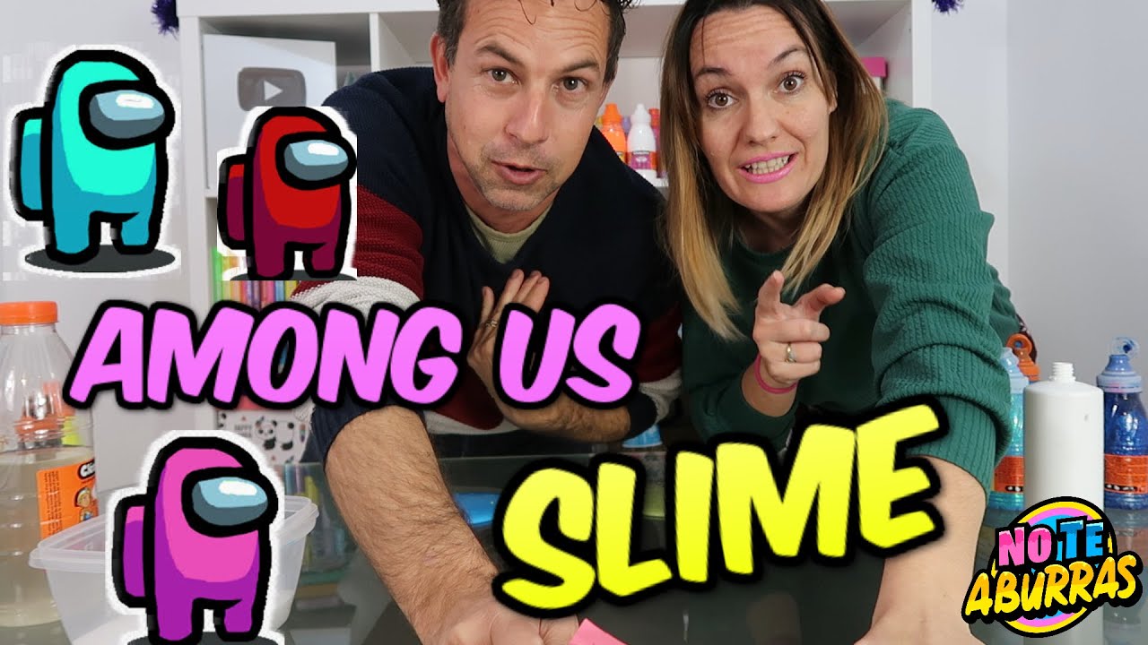 slime AMONG US EN LA VIDA REAL! Adivina al impostor among us!