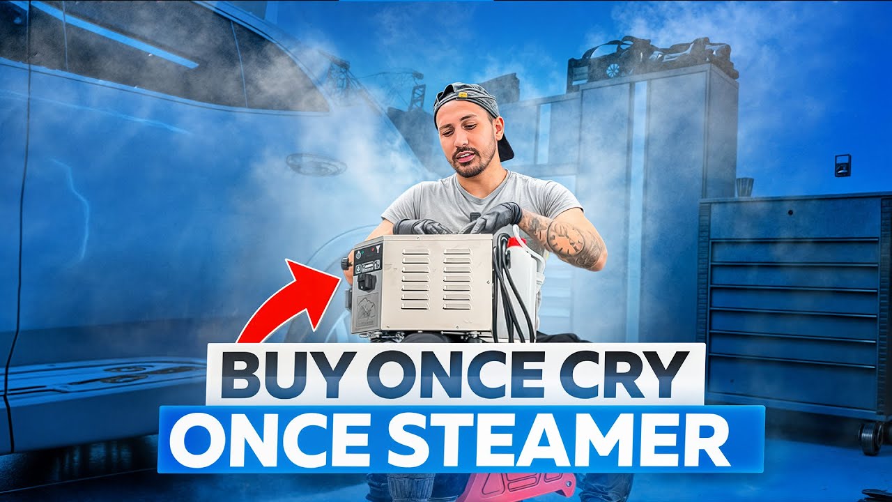 My MISTAKE Of Being Cheap | The Steamer For Car Detailing