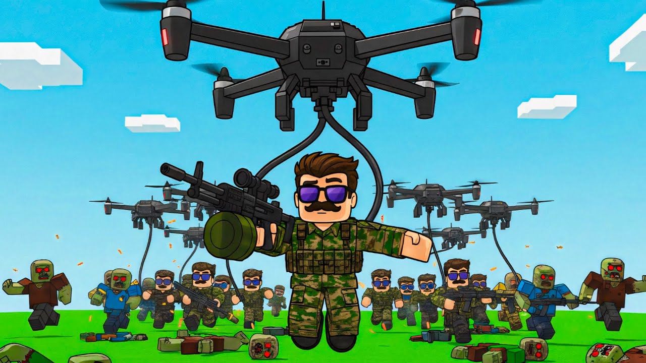 باید با سربازهات به غول ها حمله کنی ! 😨🔥 | Roblox : Army Factory