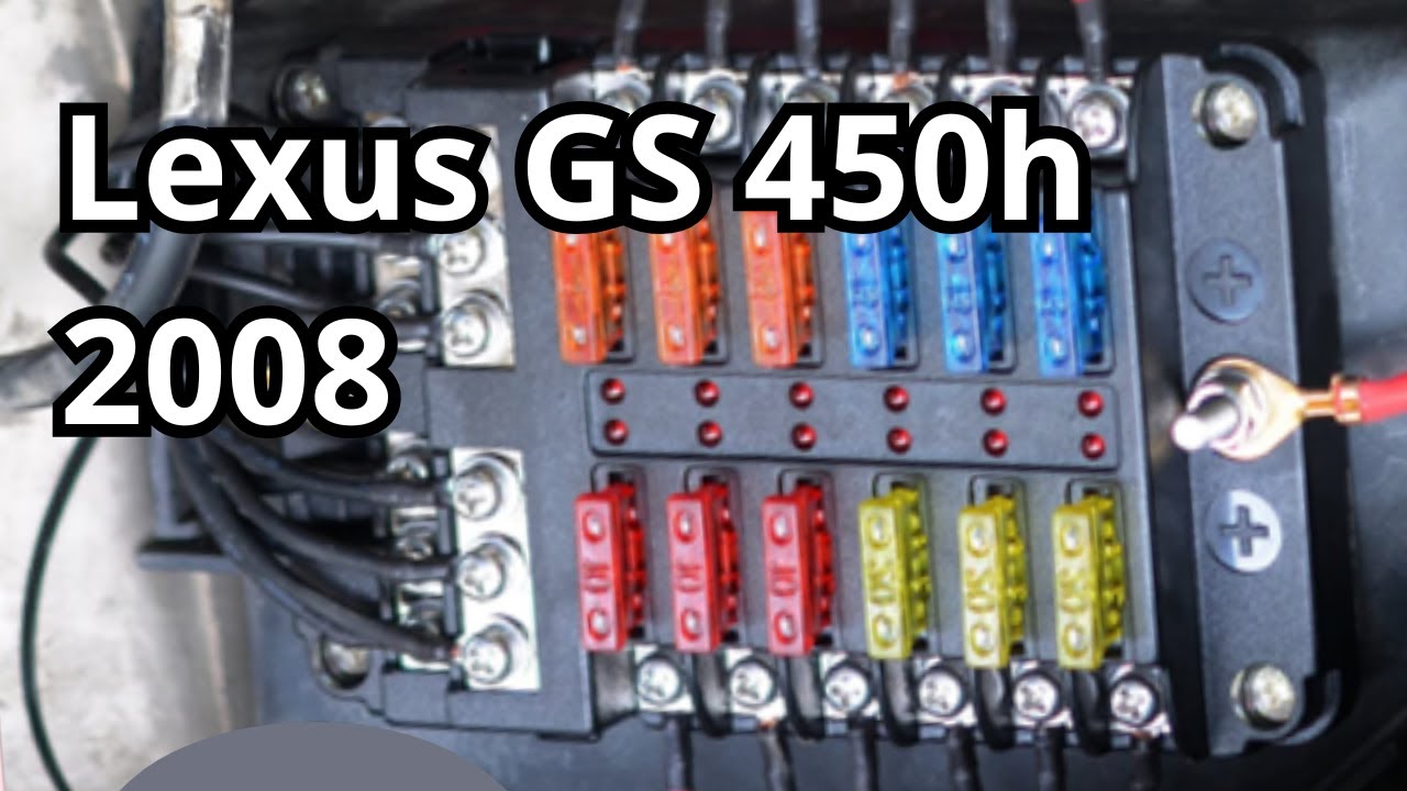Fuse box location and diagrams: Lexus GS 450h 2008. @FuseFans.
