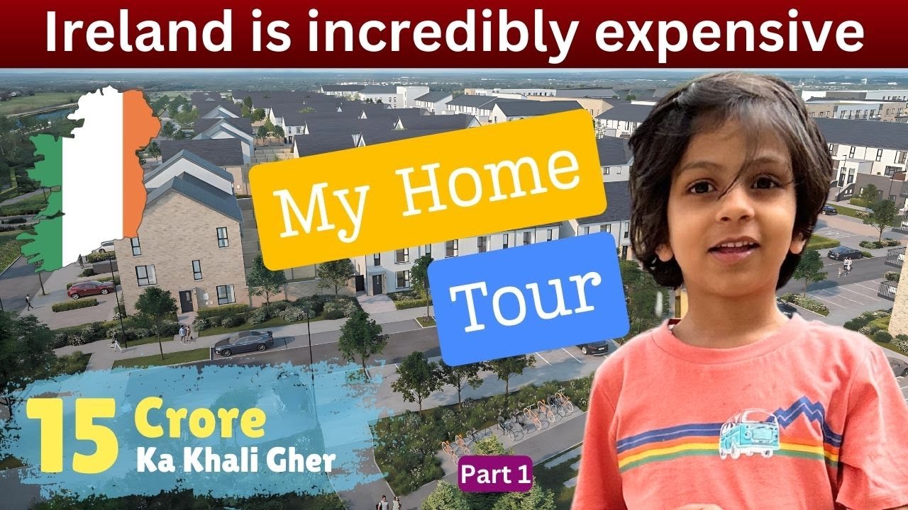 My New Home Tour in Dublin, Ireland | Expensive & Unfurnished House 2024