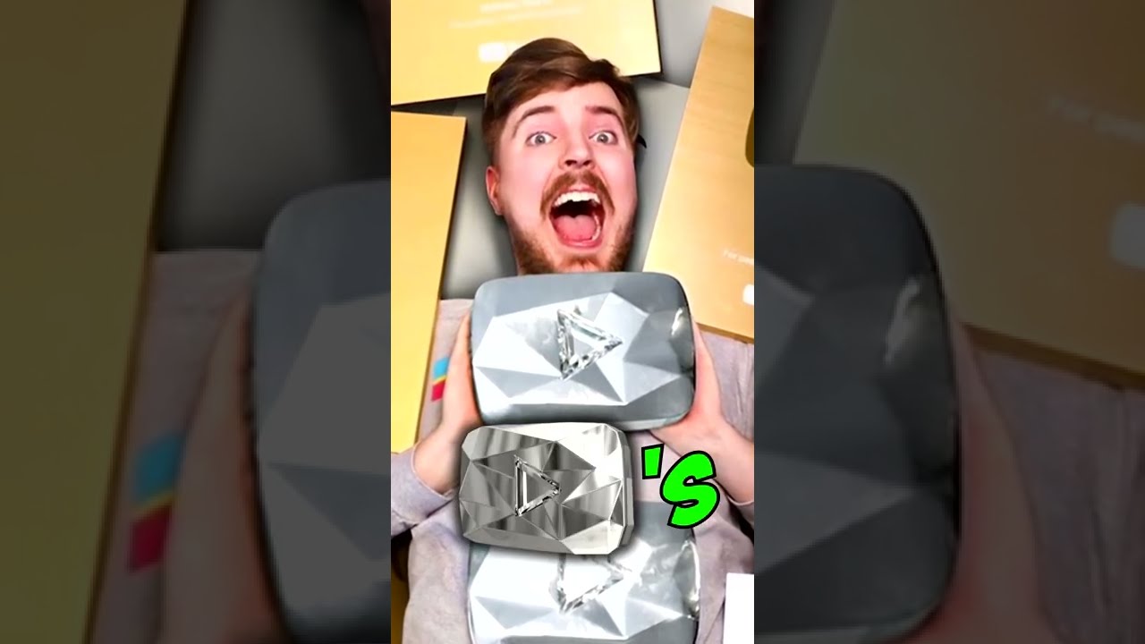 Каждая награда MrBeast на YouTube...😲