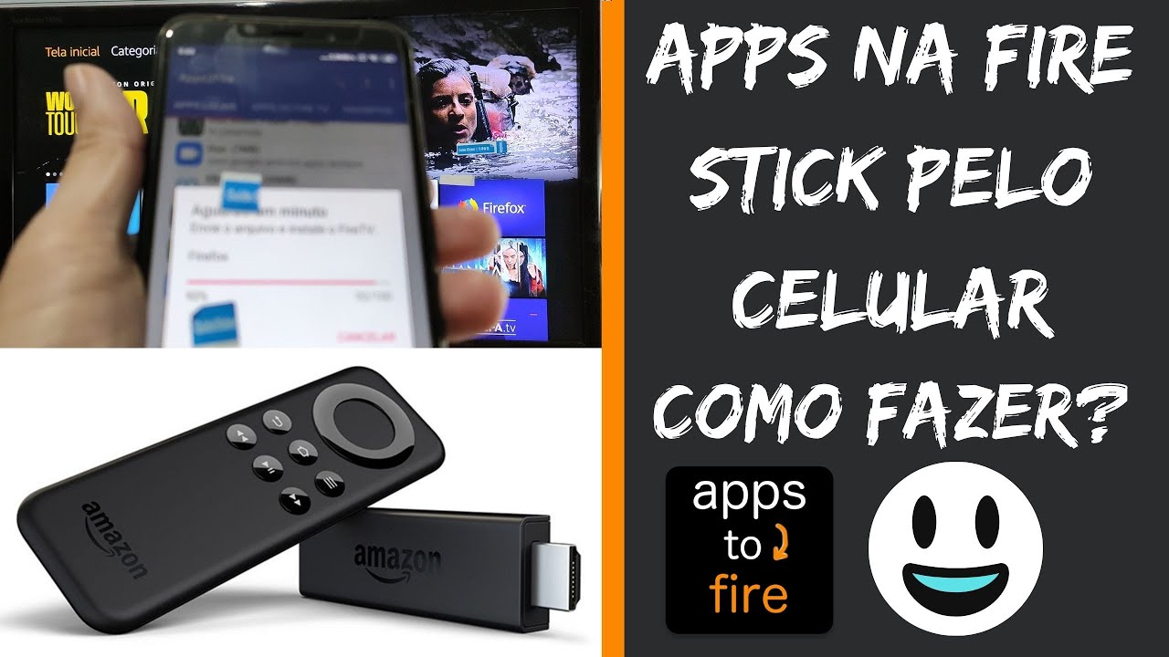 Como Instalar APPS na Fire TV Stick com seu Celular