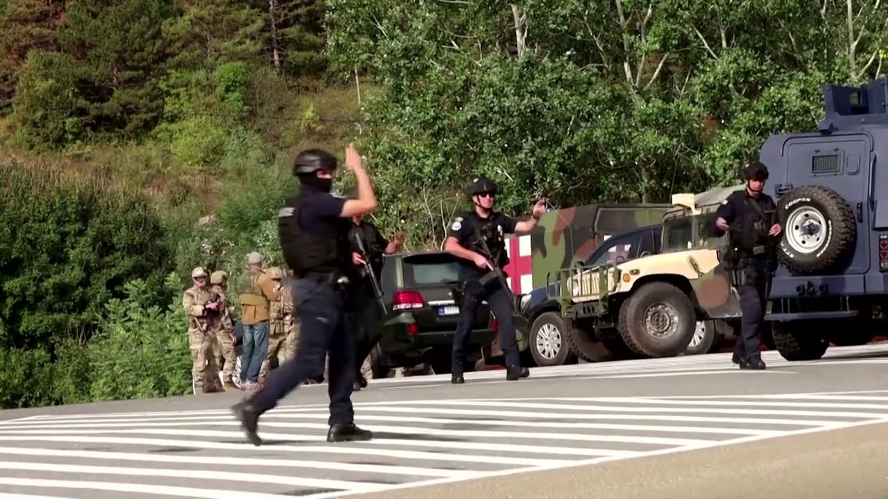 Gunmen battle police in Kosovo monastery siege