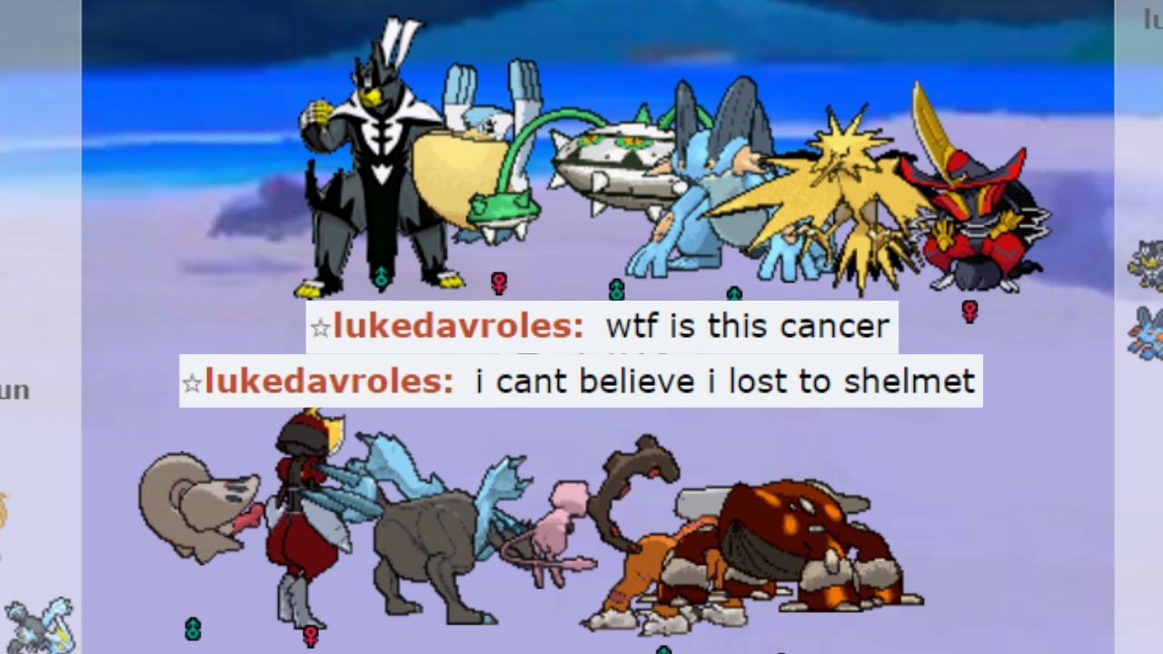 THIS IS WHY YOU DONT UNDERESTIMATE SHELMET ON POKEMON SHOWDOWN !!