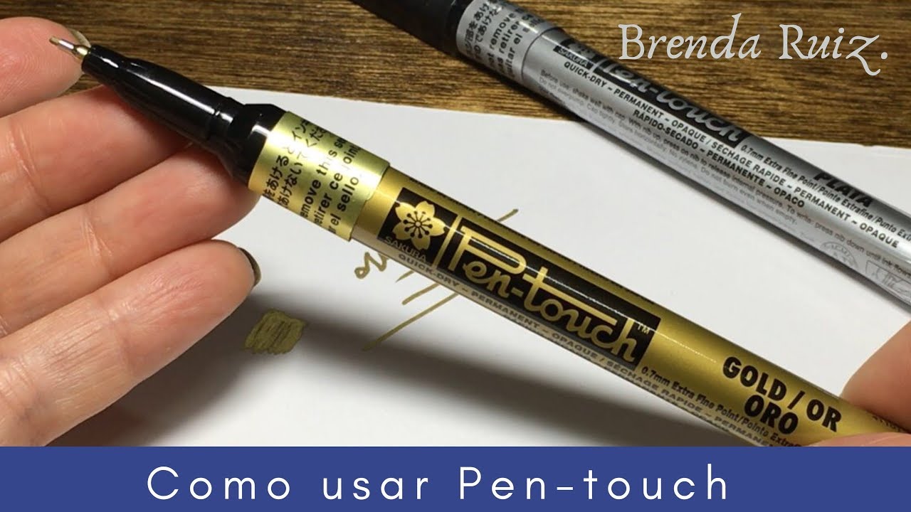 Como usar Pen-touch de Sakura.