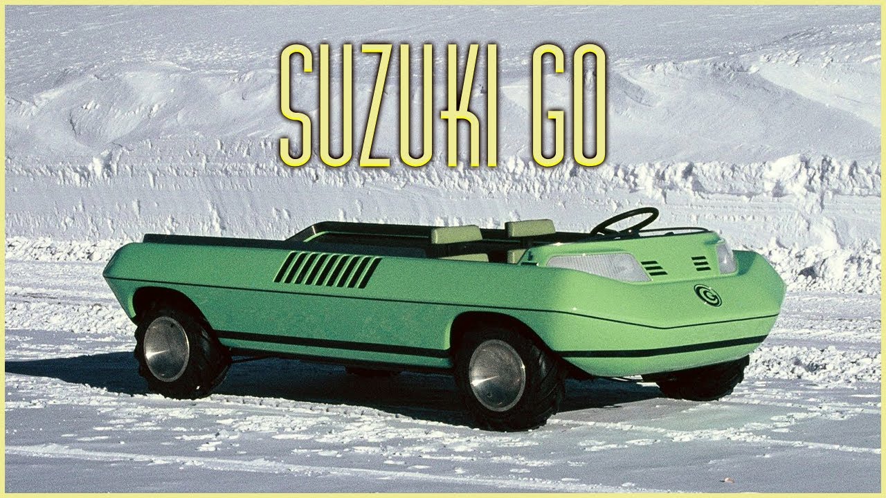 Suzuki GO: Этот автомобиль 1972 года выпуска мог перевозить снегоход и трансформироваться в лодку.