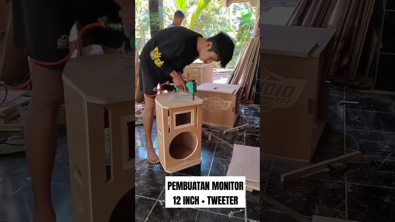 DIY 12 INCH SPEAKER BOX - BOX MONITOR 12 INCH - BOX SR 12 INCH