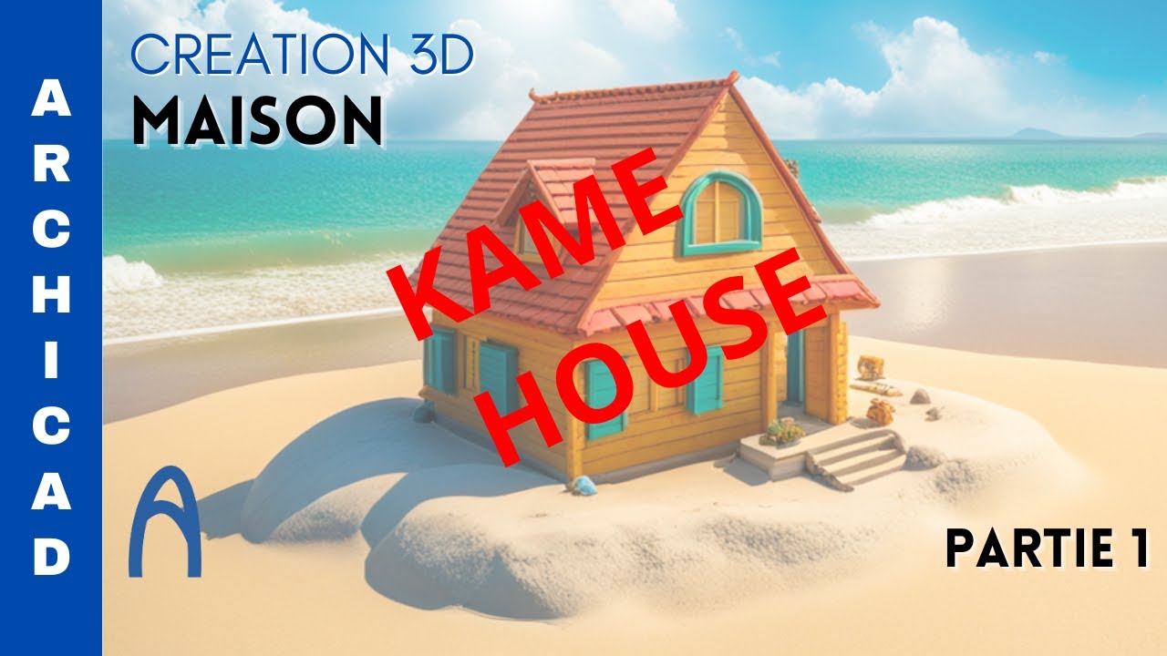 Comment faire une maison - Kame house partie 1   Archicad