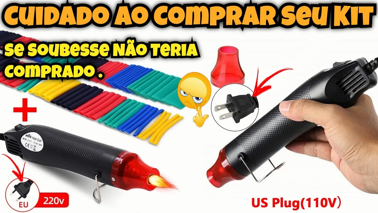 Soprador T&eacute;rmico + Tubos Termo Retr&aacute;til ( Kit ) 07-12-2024