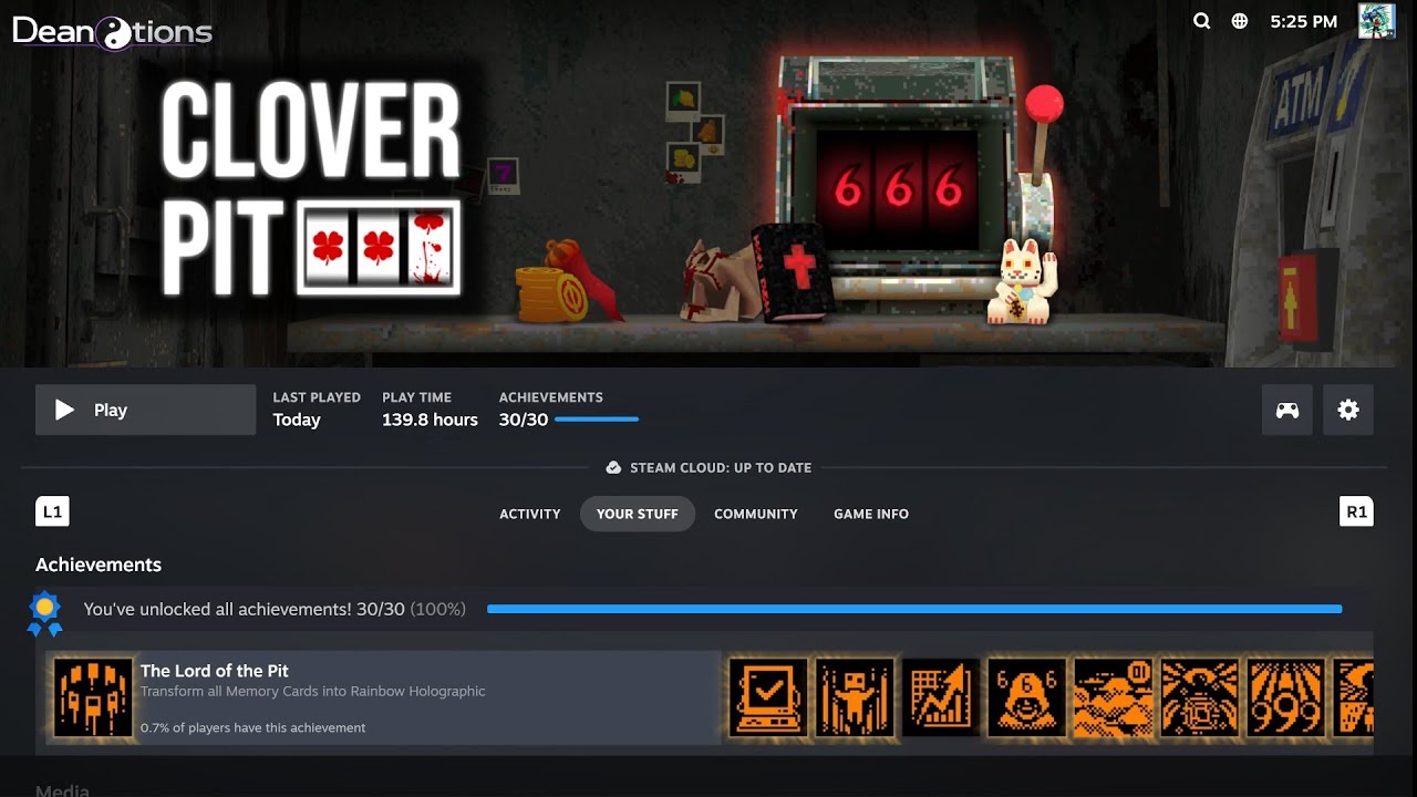 I Unlocked Every Achievement in CloverPit