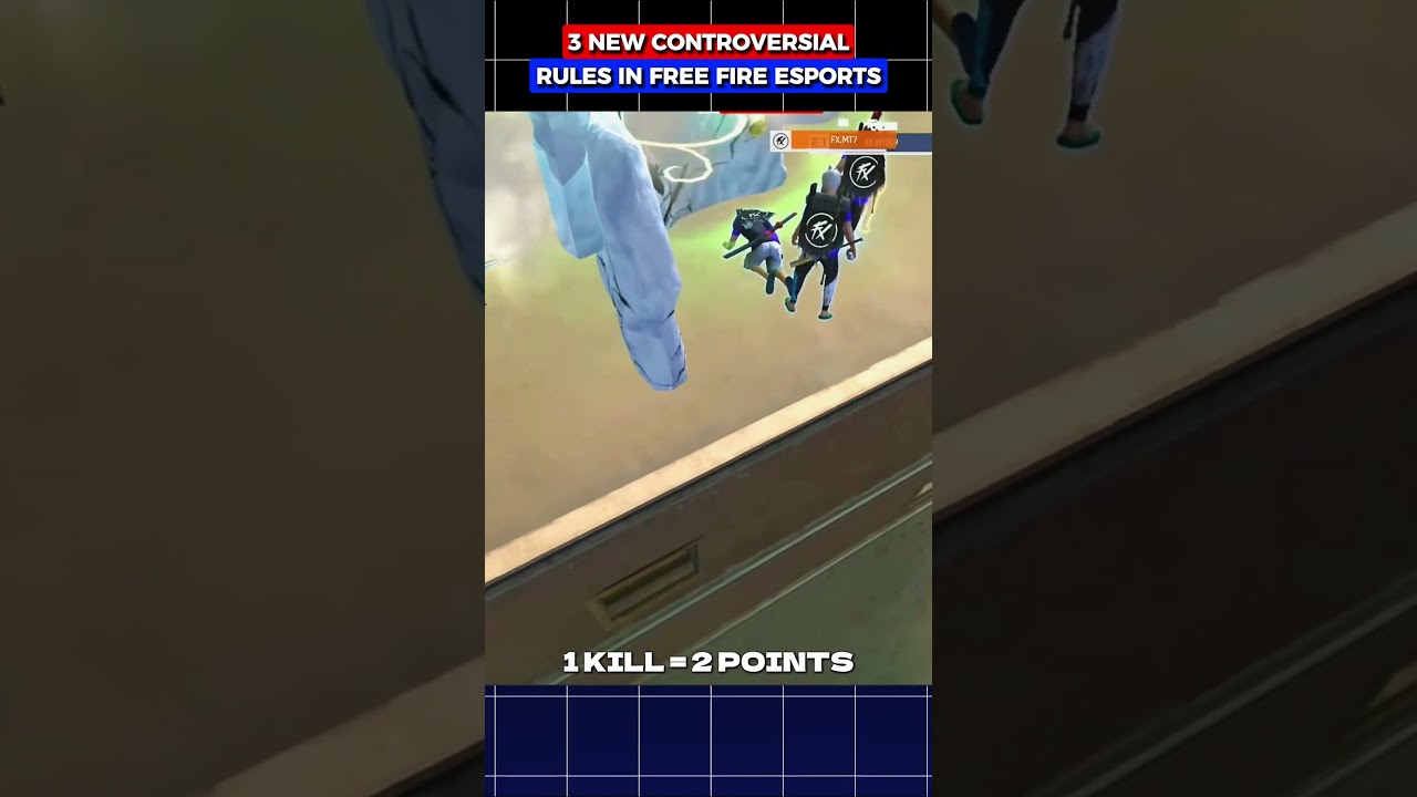 3 NEW CONTROVERSIAL RULES IN FREE FIRE ESPORTS😶 #shorts #freefire #viralvideo #trending