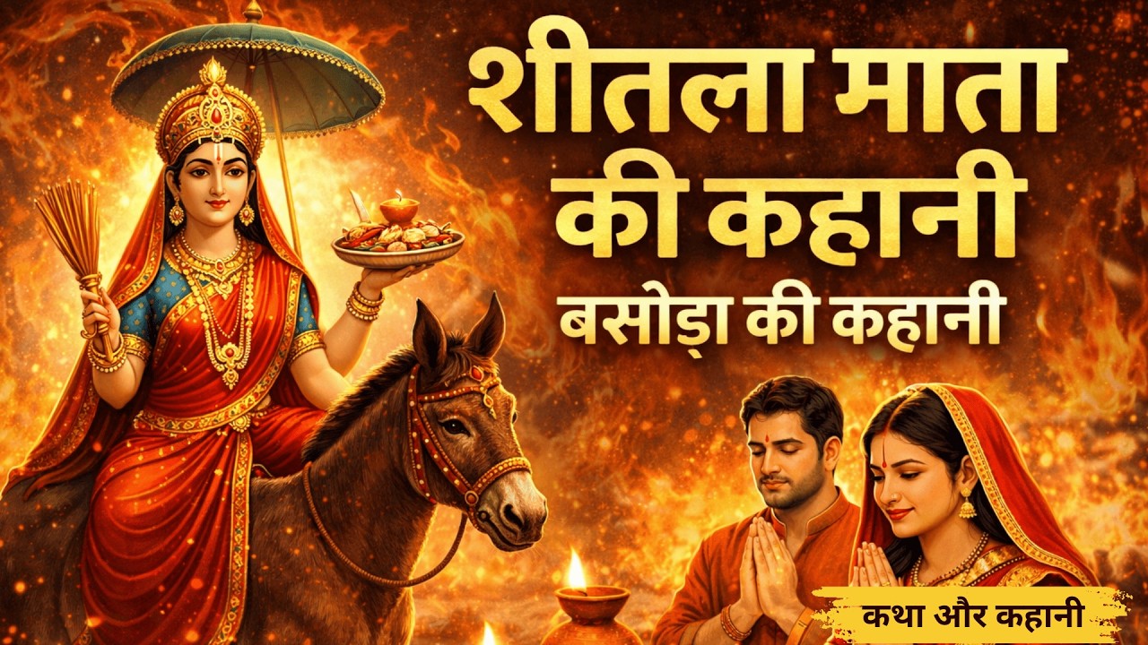 शीतला माता की कहानी - sheetla mata ki kahani - शीतला माता की कथा - sheetla mata ki katha - Basoda