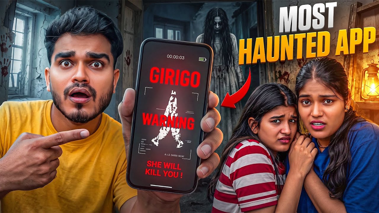 Tried Haunted app at 12AM 😱 