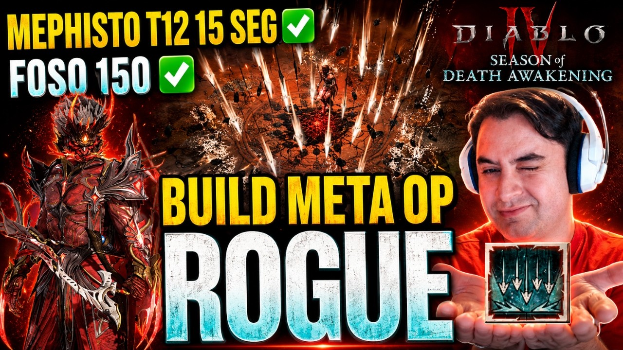BUILD META OP de PICARO LLUVIA DE FLECHAS ACTUALIZADA | Diablo 4 Temporada 14