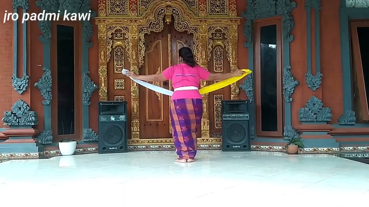 BELAJAR TARI REJANG ANYAR DARI BELAKANG #ajegbali #taribali