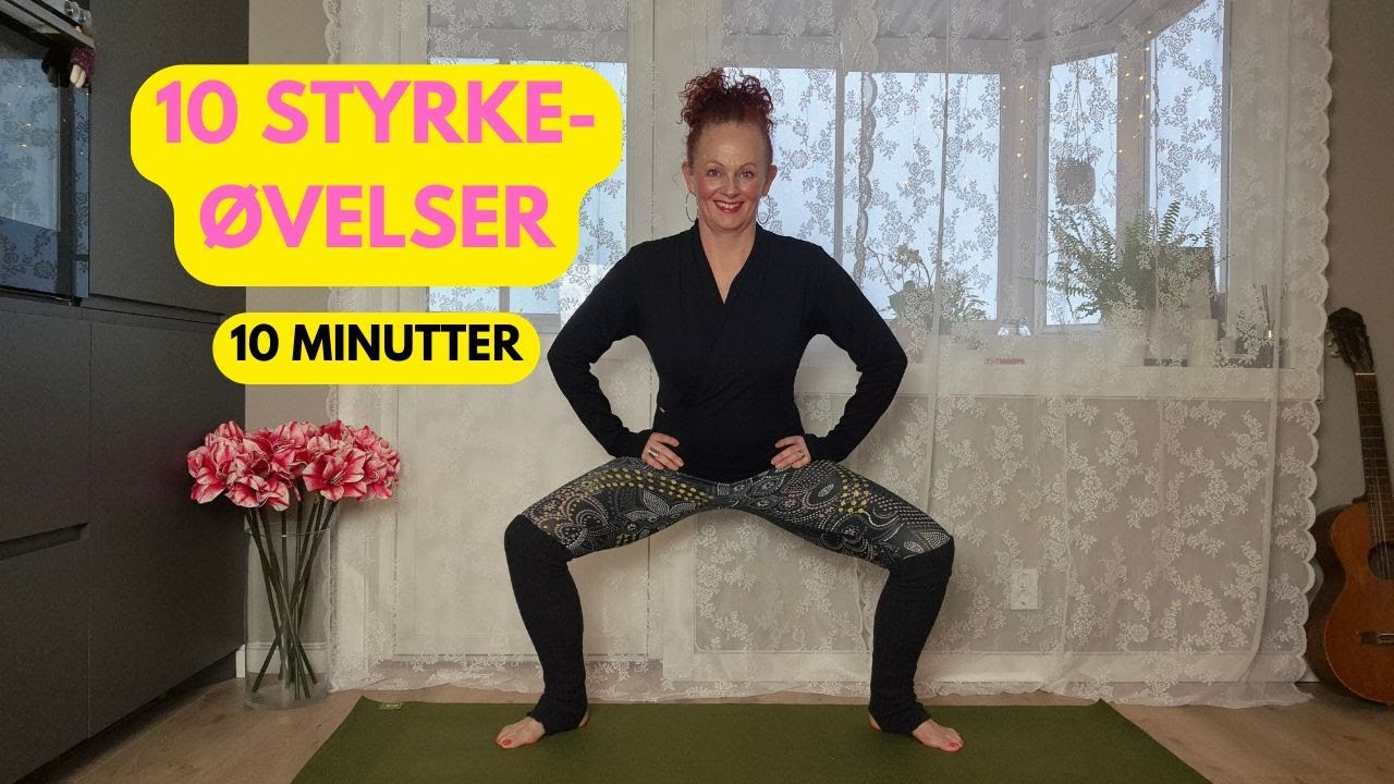 10 Styrke-&oslash;velser p&aring; 10 minutter 💪 Supre hverdags-&oslash;velser!