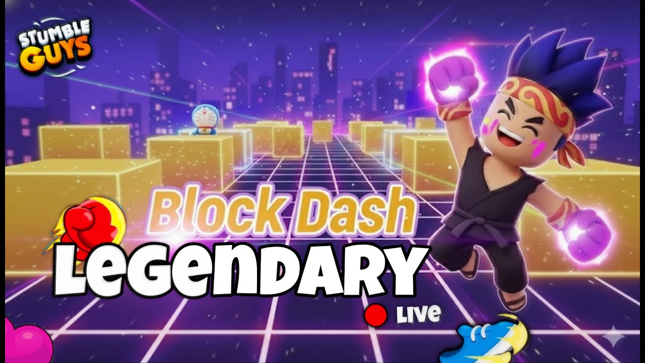 Stumble Guys Live BLOCK DASH TEAM MATCH | Stumble Guys Live Now #stumbleguyslive #stumbleguys
