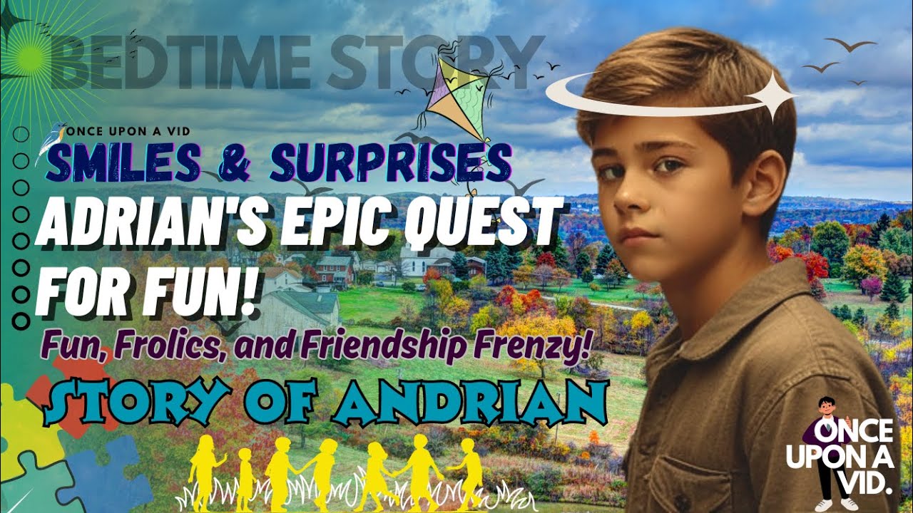 Smiles & Surprises: Adrian's Epic Quest for Fun | Bedtimes Story | Best Story | Story for Everyone |