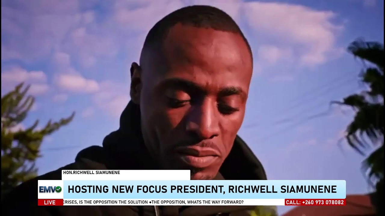 New Focus Party President, Hon. Richwell Siamunene to discuss the state of the nation.