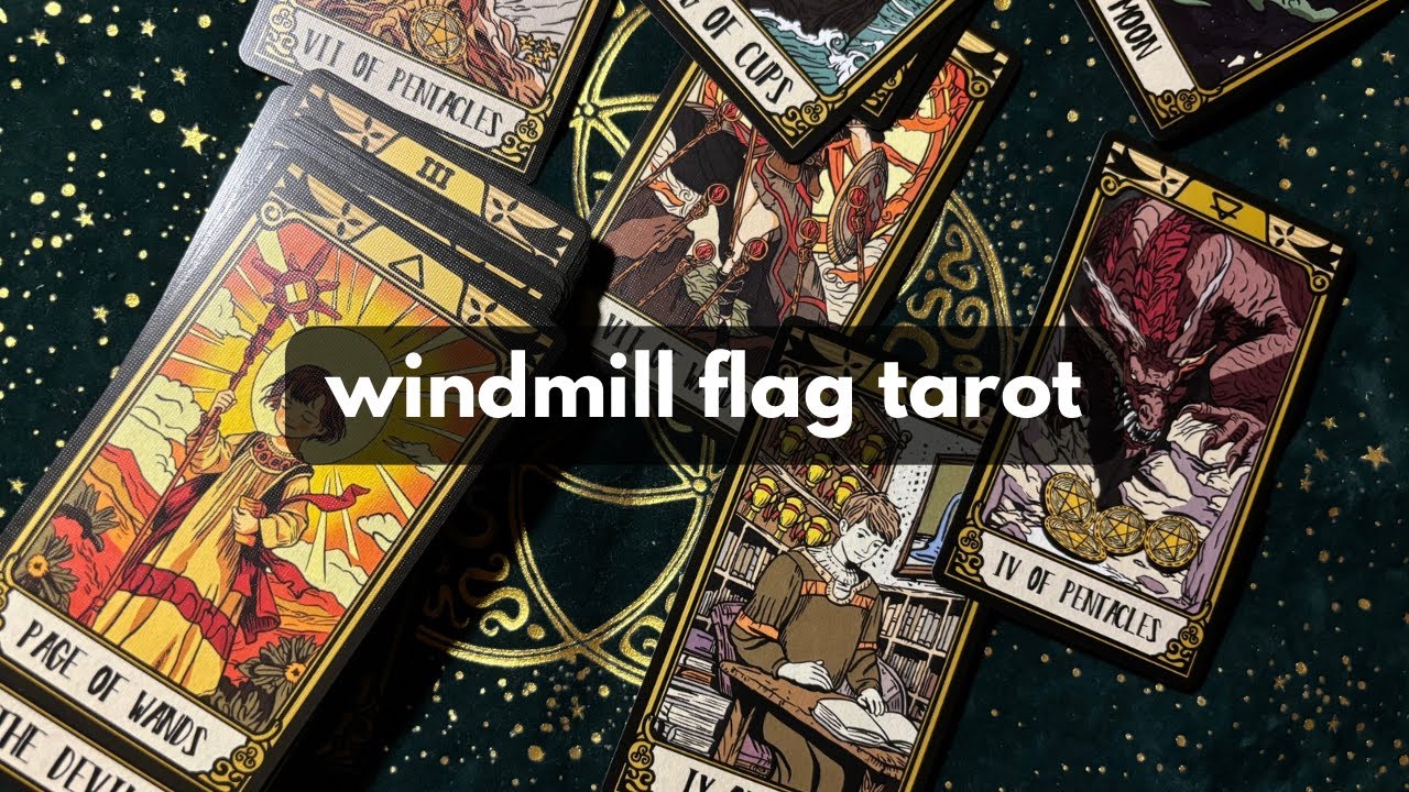 Windmill Flag Tarot walkthrough (sorry about the glare :/)